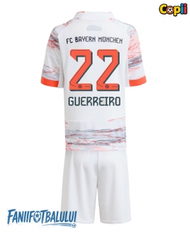 Bayern Munich Raphael Guerreiro #22 Echipament de Fotbal Replică 2025-26 Copii Deplasare (+ Șorturi)